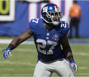 Stevie Brown on the football field